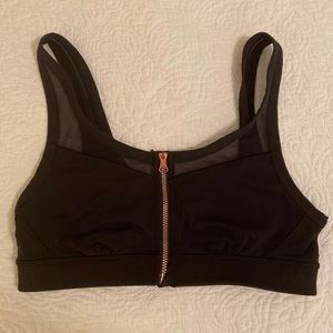 Lululemon zip front sports bra